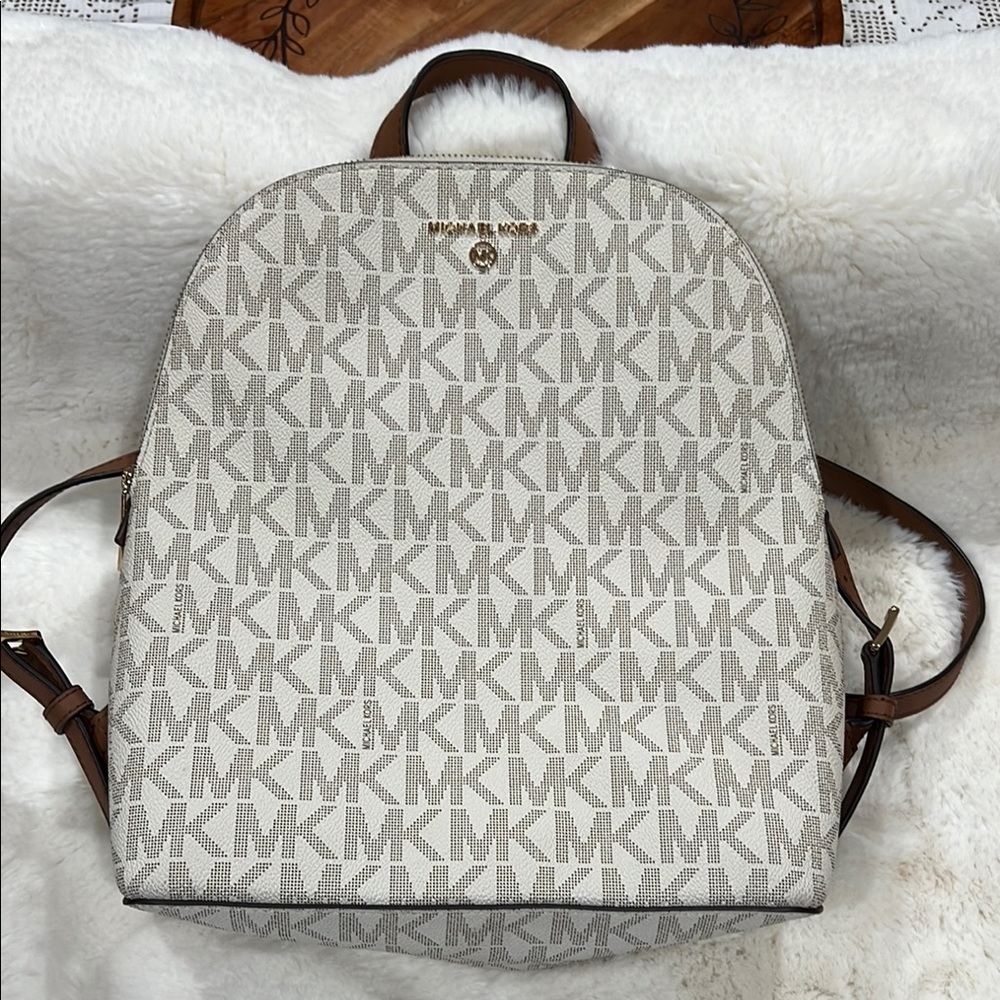 Michael Kors Cream Backpack